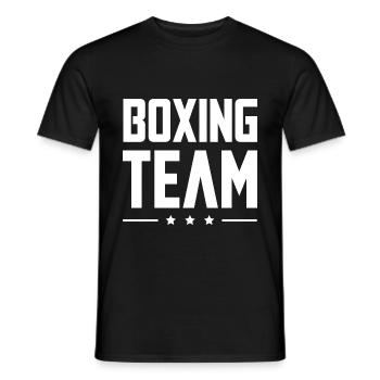 Équipe de boxe - T-shirt homme - noir - Devant - AI Model Male 178 light (178cm)