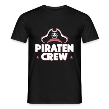 Pirate Carnaval Carnaval Déguisement - T-shirt homme - noir - Devant - AI Model Male 178 light (178cm)