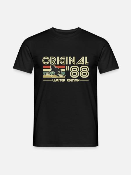 1988 - Männer T-Shirt - Schwarz