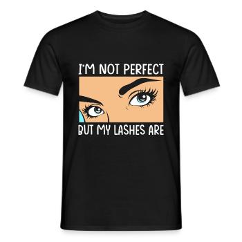 Make-up Cosmetics Beautician - Men's T-Shirt - black - Front - AI Model Male 178 light (178cm)
