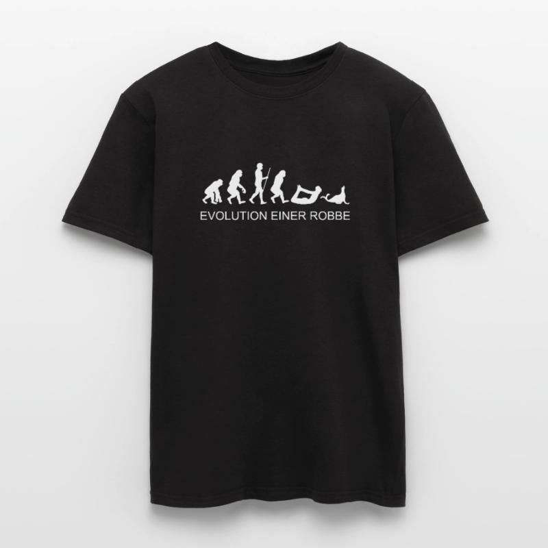 Evolution einer Robbe Männer T-Shirt