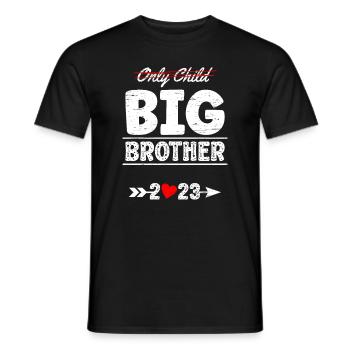Big Brother 2023 Genre Révéler La Mère Enceinte - T-shirt homme - noir - Devant - AI Model Male 178 light (178cm)