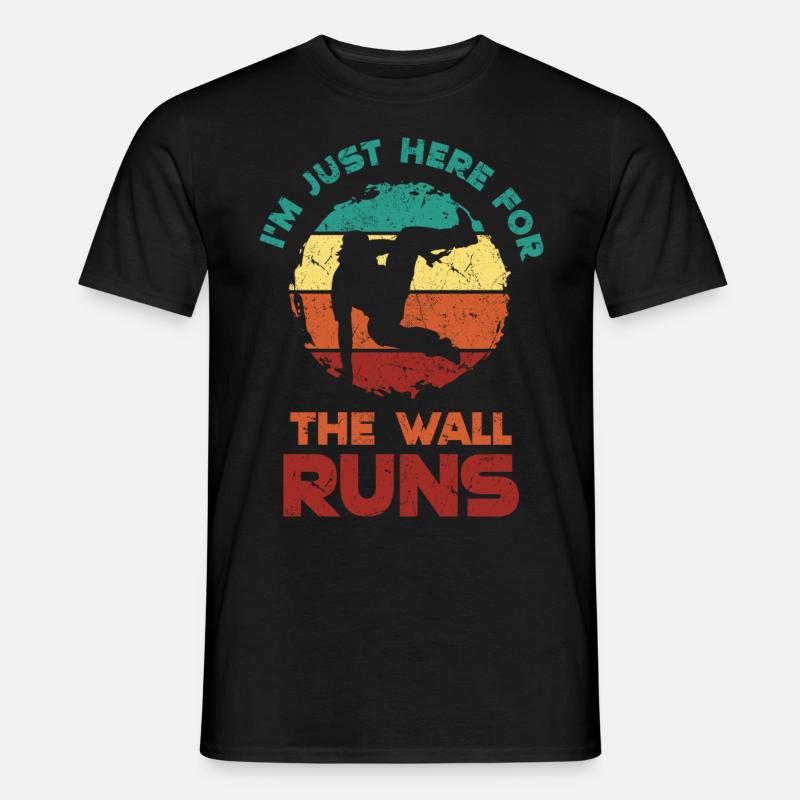 Parkour - Männer T-Shirt - Schwarz