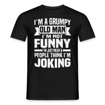 Idée cadeau pour la fête des pères - T-shirt homme - noir - Devant - AI Model Male 178 light (178cm)