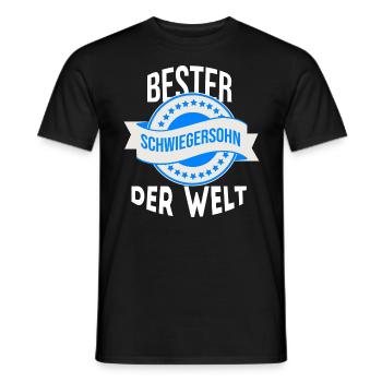 Bester Schwiegersohn der Welt - Männer T-Shirt - Schwarz - Vorne - AI Model Male 178 light (178cm)