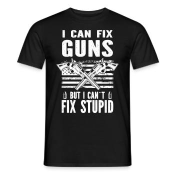 Waffenschmied | Schmieden Waffen Schmied Geschenke - Männer T-Shirt - Schwarz - Vorne - AI Model Male 178 light (178cm)