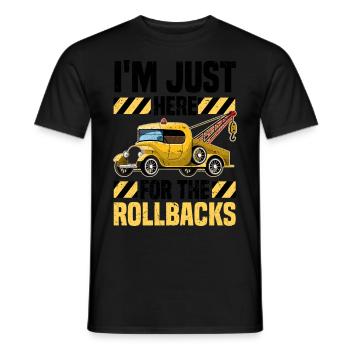 Abschleppwagen | Abschlepper Auto Panne Geschenke - Männer T-Shirt - Schwarz - Vorne - AI Model Male 178 light (178cm)
