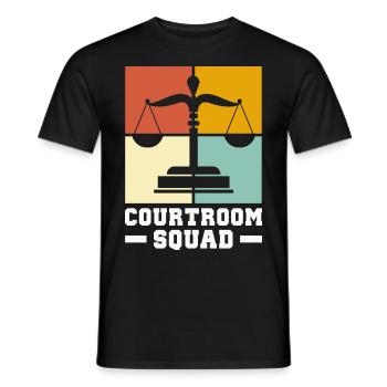 Anwalt Geschenke für Anwälte | Jurist Jura Student - Männer T-Shirt - Schwarz - Vorne - AI Model Male 178 light (178cm)