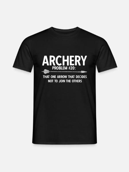 Bogenschießen Archery - Männer T-Shirt - Schwarz