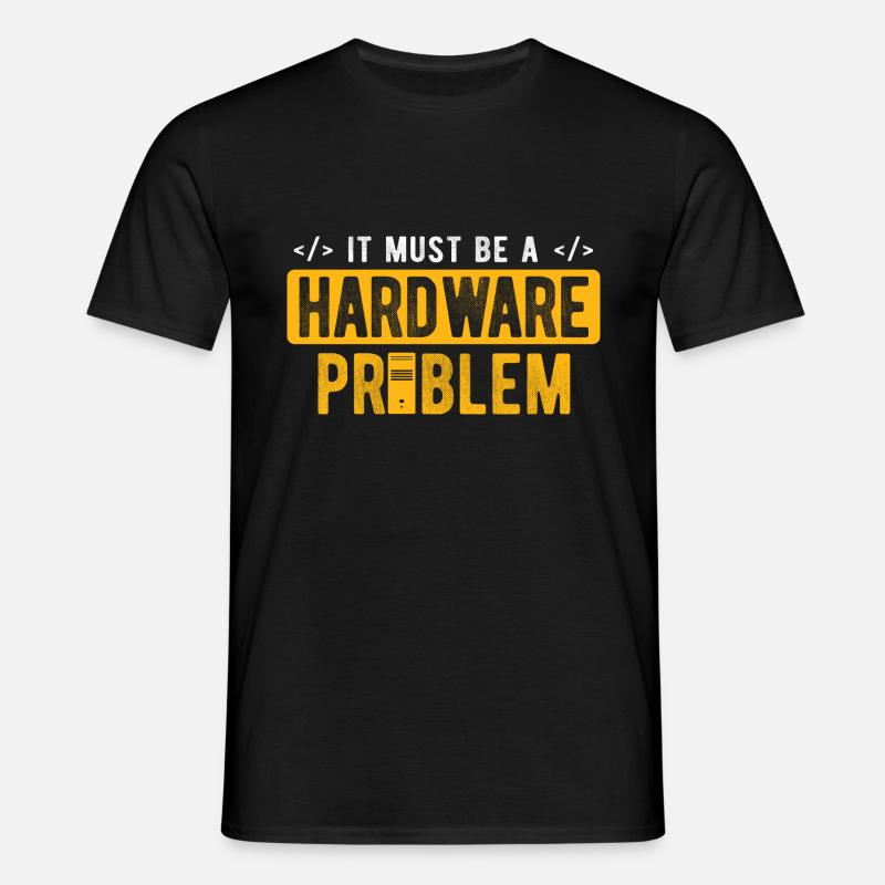 Software Ingenieur Informatiker Programmierer - Männer T-Shirt - Schwarz