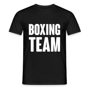 Boxing Team - Männer T-Shirt - Schwarz - Vorne - AI Model Male 178 light (178cm)