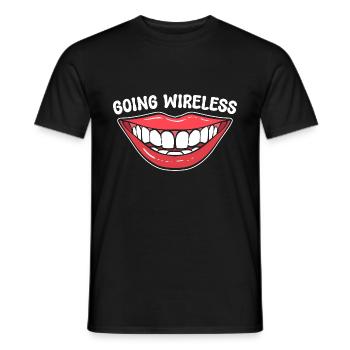 Lustiger Kieferorthopäden Zahnarzt - Männer T-Shirt - Schwarz - Vorne - AI Model Male 178 light (178cm)