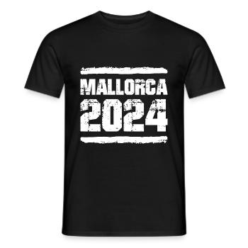 Mallorca 2024 Team - Männer T-Shirt - Schwarz - Vorne - AI Model Male 178 light (178cm)