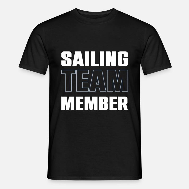 Sailing Team - Männer T-Shirt - Schwarz