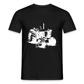 Tracteur Farmer Symbole Farmer - T-shirt homme - noir - Devant - AI Model Male 178 light (178cm)