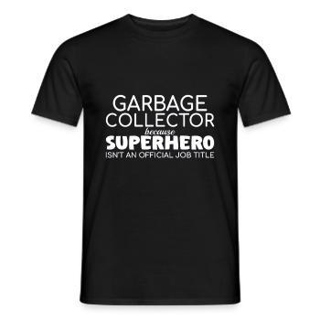 Ramasse-miettes Super-héros - T-shirt homme - noir - Devant - AI Model Male 178 light (178cm)