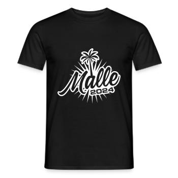 Malle 2024 Team Mallorca - Men's T-Shirt - black - Front - AI Model Male 178 light (178cm)