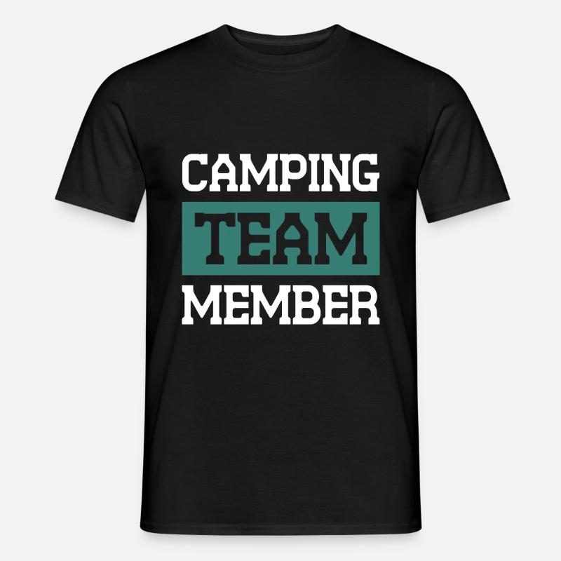Équipe de camping - T-shirt homme - noir