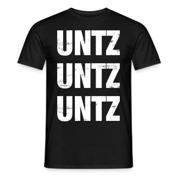 Techno - Männer T-Shirt - Schwarz - Vorne - AI Model Male 178 light (178cm)