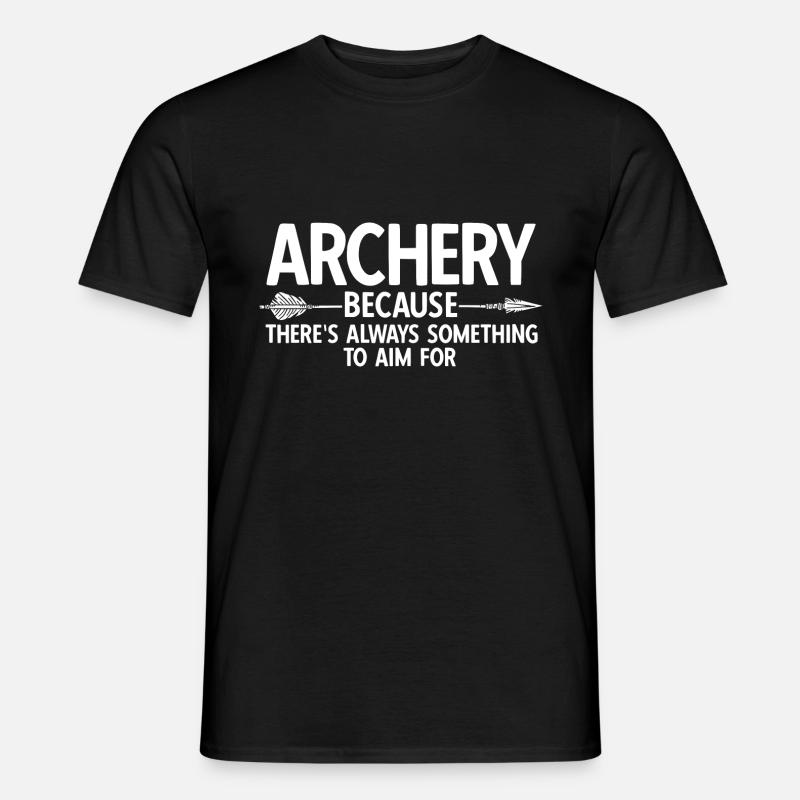 Bogenschießen Archery - Männer T-Shirt - Schwarz