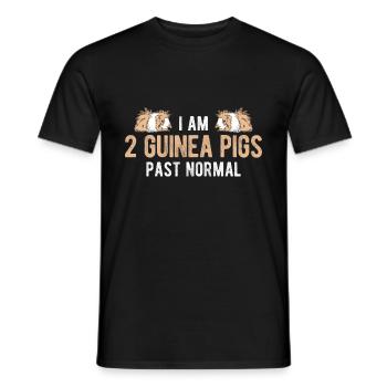 Nagetier Meerschwein Meerschweinchen - Männer T-Shirt - Schwarz - Vorne - AI Model Male 178 light (178cm)