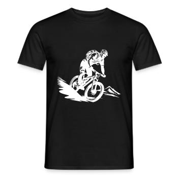Vélo de montagne Sports Vélo de montagne - T-shirt homme - noir - Devant - AI Model Male 178 light (178cm)