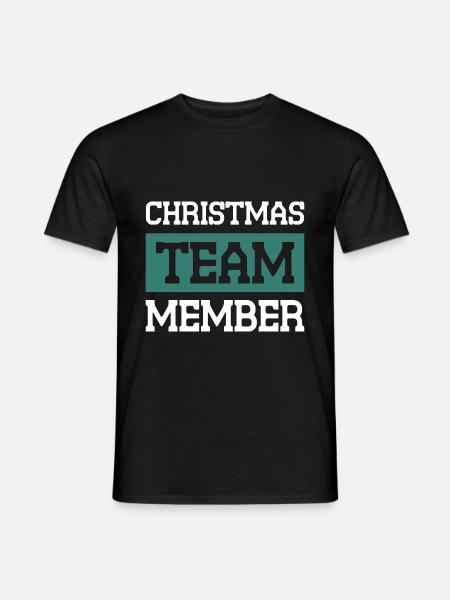 Christmas Team - Men's T-Shirt - black