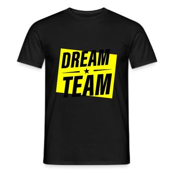 Équipe de rêve - T-shirt homme - noir - Devant - AI Model Male 178 light (178cm)