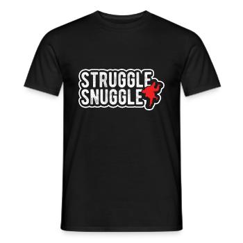 BJJ Jiu Jitsu - Männer T-Shirt - Schwarz - Vorne - AI Model Male 178 light (178cm)