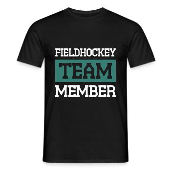 Équipe de hockey sur gazon - T-shirt homme - noir - Devant - AI Model Male 178 light (178cm)