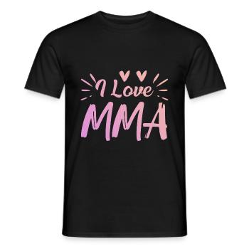 J’aime Mma - T-shirt homme - noir - Devant - AI Model Male 178 light (178cm)