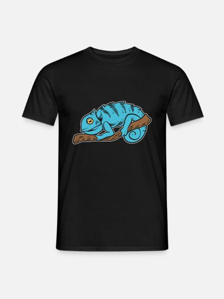 Schönes Chamäleon Wildlife Rehabilitator - Männer T-Shirt - Schwarz