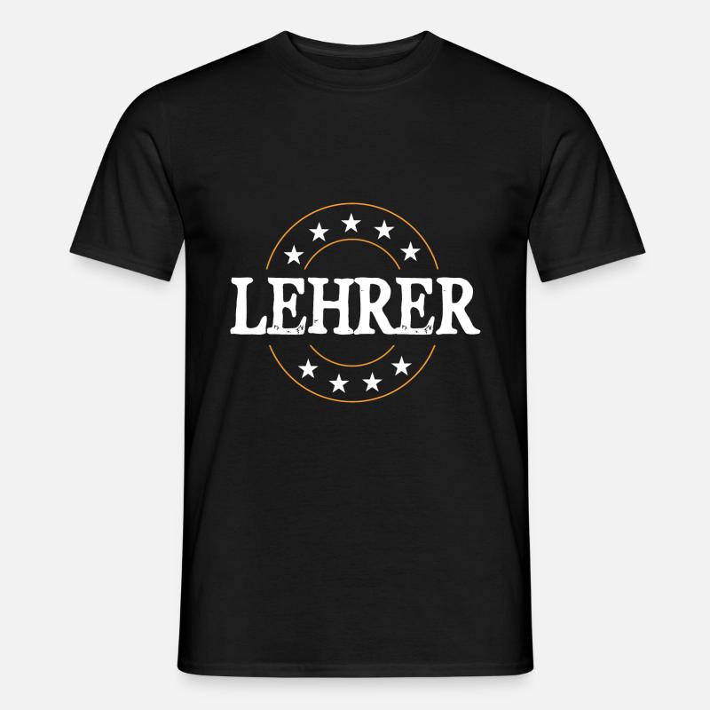 Lehrer Beruf - Männer T-Shirt - Schwarz