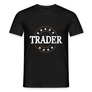 Trader Beruf - Männer T-Shirt - Schwarz - Vorne - AI Model Male 178 light (178cm)