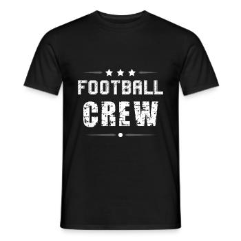 Équipe de football - T-shirt homme - noir - Devant - AI Model Male 178 light (178cm)