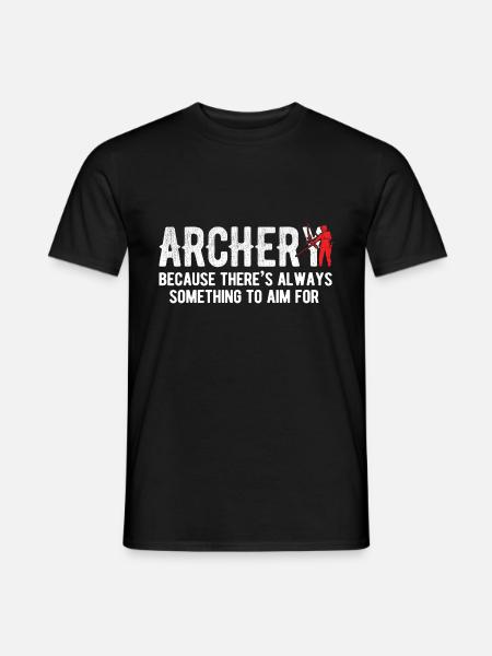 Bogenschießen Archery - Männer T-Shirt - Schwarz