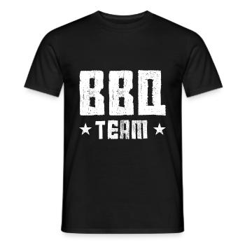 Bbq Team - Männer T-Shirt - Schwarz - Vorne - AI Model Male 178 light (178cm)