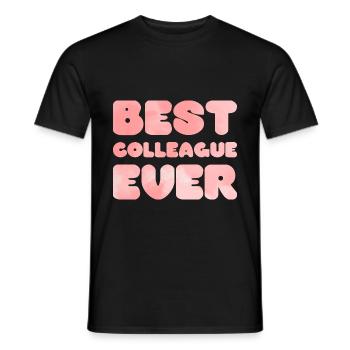 Best Colleague Ever Colleague Saying - Men's T-Shirt - black - Front - AI Model Male 178 light (178cm)