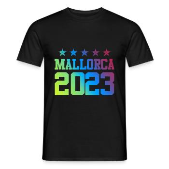 Majorque 2023 - T-shirt homme - noir - Devant - AI Model Male 178 light (178cm)