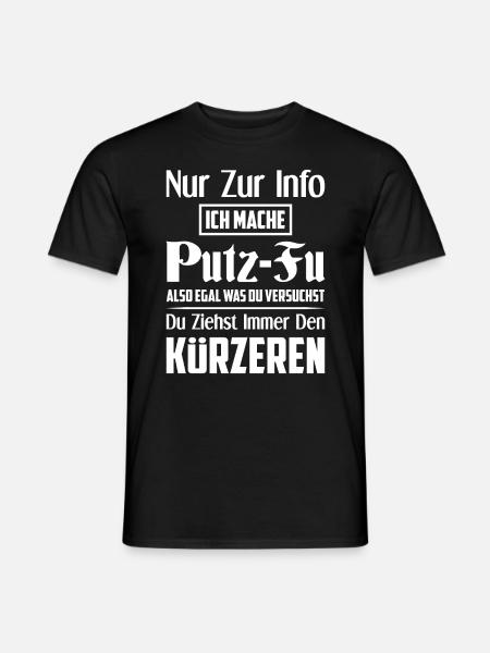 Schoonmaakreiniger Schoonmaakster - Heren T-shirt - zwart