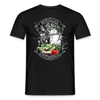 Miriquidi - Exploitation minière et patrie des monts Métallifères - T-shirt homme - noir - Devant - AI Model Male 178 light (178cm)