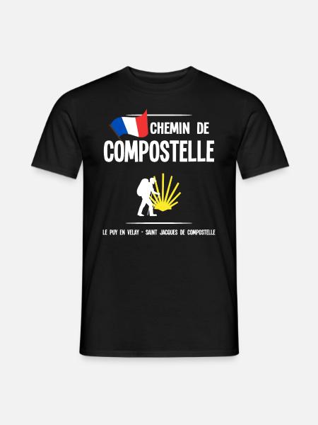 Compostelle - T-shirt homme - noir
