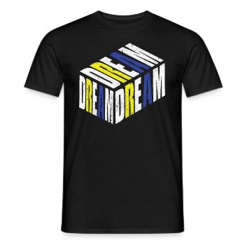 Dream Dream Life Live your dream - Men's T-Shirt - black - Front - AI Model Male 178 light (178cm)