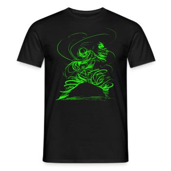 Kung Fu Sorcier / Assistant de Kung Fu - T-shirt homme - noir - Devant - AI Model Male 178 light (178cm)