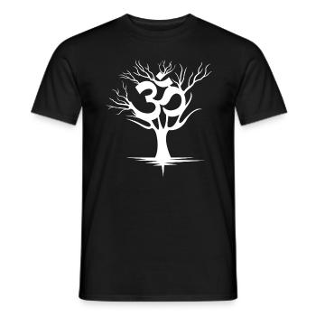 OM - T-shirt homme - noir - Devant - AI Model Male 178 light (178cm)