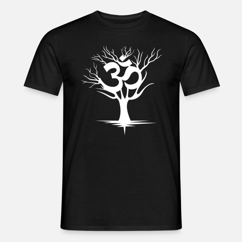 OM - Männer T-Shirt - Schwarz