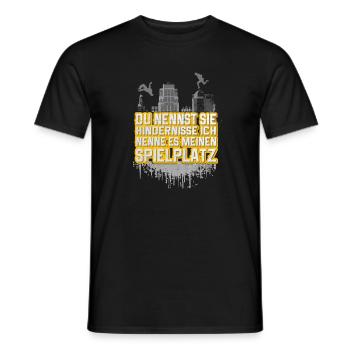 Parkour Wandläufer Plancher Underbar Geschenk - Männer T-Shirt - Schwarz - Vorne - AI Model Male 178 light (178cm)