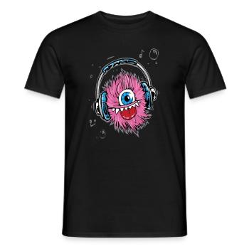 monster - Men's T-Shirt - black - Front - AI Model Male 178 light (178cm)