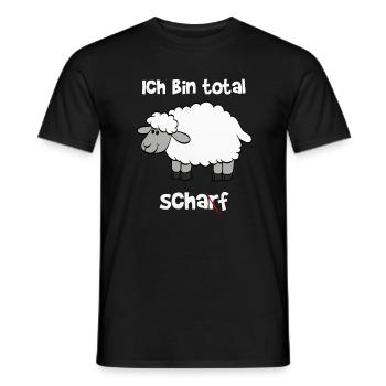 Je suis totalement forte / mouton - T-shirt homme - noir - Devant - AI Model Male 178 light (178cm)