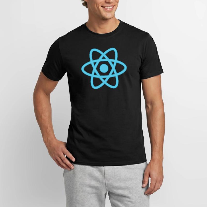 Logo React pour les programmeurs et les développeurs T-shirt homme
